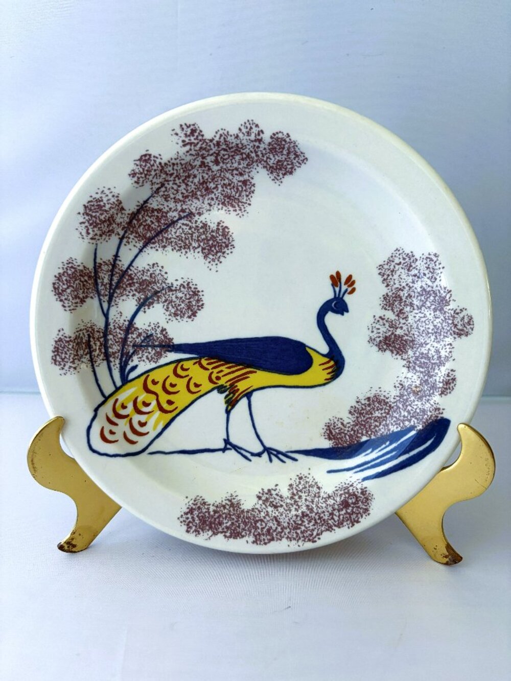 Homer Laughlin Williamsburg Chowning's Tavern Plate Vintage Bread/Dessert